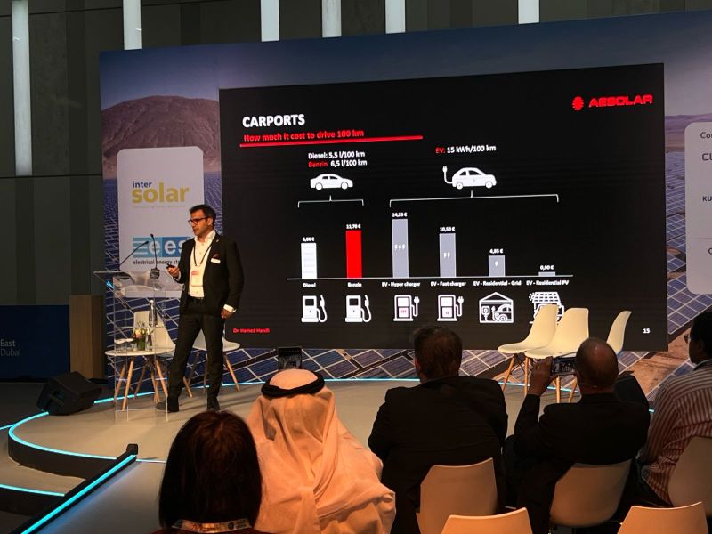 Dr. Hamed Hanifi at a photovoltaic conference or industry event