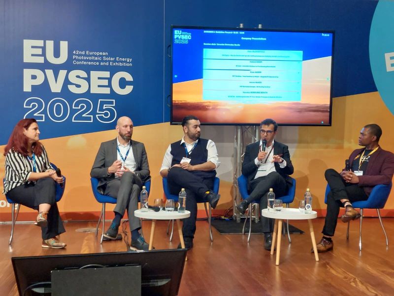 Dr. Hamed Hanifi at a photovoltaic conference or industry event